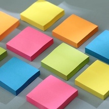 Creative 4x4 mini Colourful Sticky Note Pads Memo Square Styles Self Adhesive ที่ถอดออกได้ N ครั้ง
