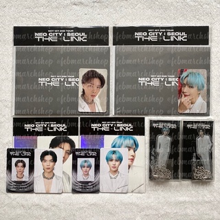 พร้อมส่ง nct 127 the link 2nd md acrylic stand keyring deco sticker special ar ticket จองอู จอห์นนี่