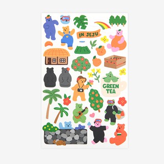 Jelly Bear Sticker - 08 Jeju สติ๊กเกอร์