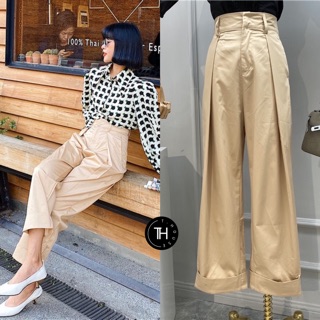 CREPES TROUSERS กางเกงขายาว9ส่วน