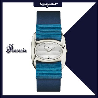 [ของแท้] Ferragamo นาฬิกาข้อมือ ผู้หญิง รุ่น FERRAGAMO FIE15-0016 VERINA SS BLUE/TURCHESE STR. paurasia ปอเรเซีย