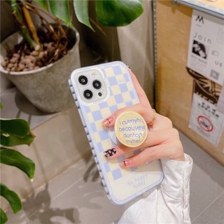 สอบถามก่อนกดสั่ง เคสโทรศัพท์ &lt;พร้อมส่งจากไทย🇹🇭&gt;  เคสลายตาราง เคสตาราง ตาราง เคสแถมholder holder ไอริง ตู้น้ำ