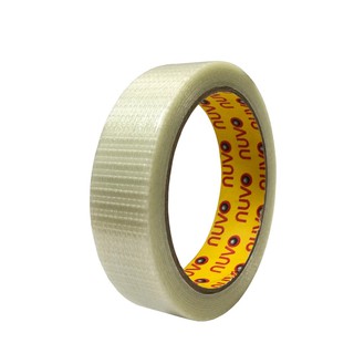 เทปเส้นใยสองทาง 24 มม.X18 ม.ใส นูโว Double Filament Tape 24mm.X18m. Transparent Nuvo