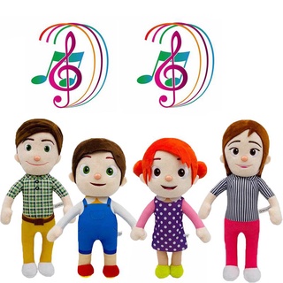 ของเล่นตุ๊กตา Cocomelon JJ Family Stuffed Dolls เสริมการเรียนรู้เด็ก