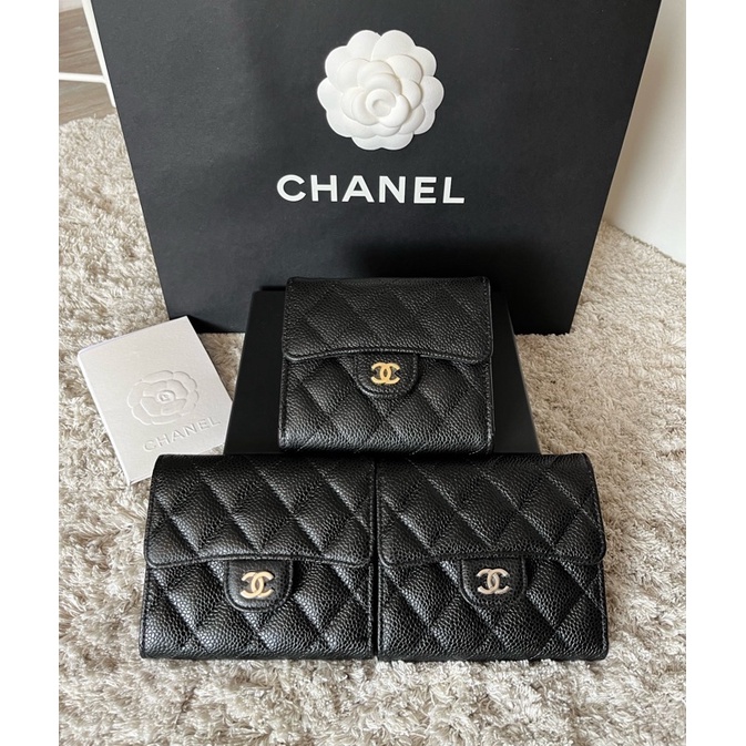 New! Chanel Trifold Wallet