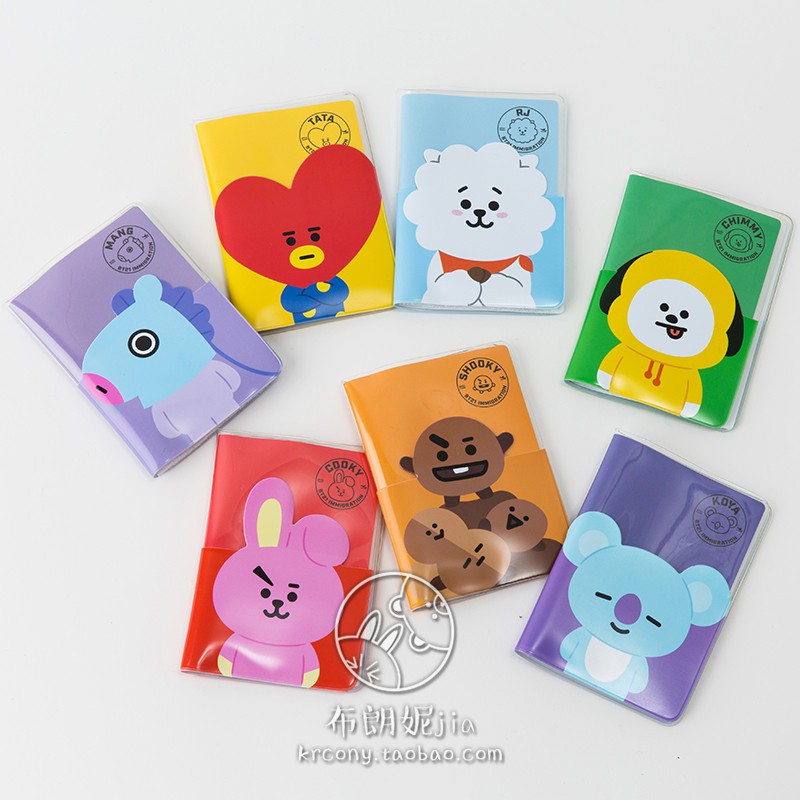 ✨พร้อมส่ง✨ Passport case BT21 ของแท้ ปกพาสปอร์ต BTS x Linefriends | Shopee  Thailand