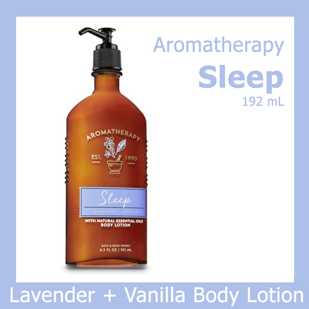 Bath and Body Works SLEEP(Lavender+Vanilla Scent)AromaTherapy Body