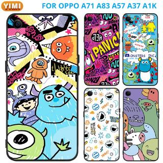 เคส OPPO A17 A77s A76 A96 A57 A77 A95 A74 A15S A15 A16 A16K A53 A33 2020 มือถือสำหรับเคสโทรศัพท์มือถือลายการ์ตูนสําหรับ