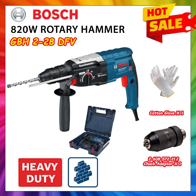 BOSCH GBH 2-28 DFV PROFESSIONAL ROTARY HAMMER / GBH2-28DFV