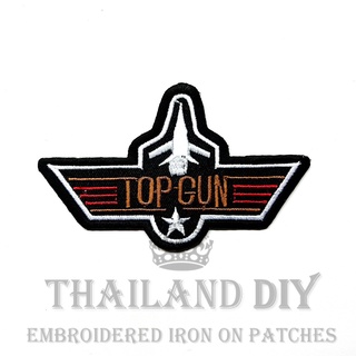 ✈ ตัวรีดติดเสื้อ งานปัก ชุดนักบิน ทหารอากาศ ยศทหาร Topgun Air Force Patch ตัวรีด WOP DIY อาร์มติดเสื้อ ประดับเสื้อผ้า