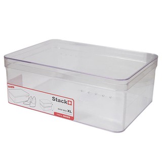 กล่องรองเท้าใส STACKO 885RS 21.5x30.5x11.7 ซม. SHOE BOX STACKO 885RS 21.5X30.5X11.7CM CLEAR