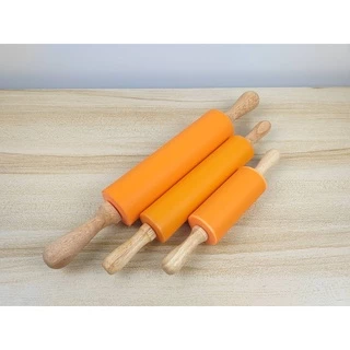 ไม้นวดแป้งซิลิโคน Rolling Pin ไม้รีดแป้งซิลิโคน food grade ที่นวด ขนาด 23 ,29 ,38 ซม.