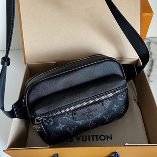 กระเป๋า LOUIS VUITTON TAIGARAMA OUTDOOR BLET BAG (ออริ) คาดอก หนังแท้💯