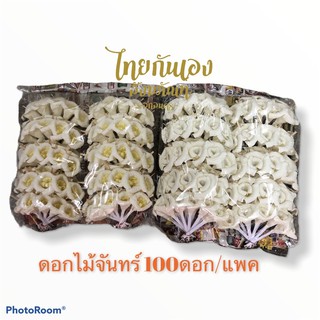 🌼ดอกไม้จันทร์ 100ดอก #ดอกไม้จันทร์