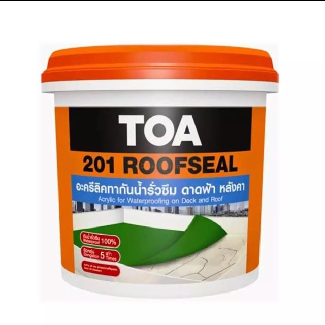 TOA 201 Roofseal อะคริลิคกันซึม ทีโอเอ 201 รูฟซีล 1กก.
