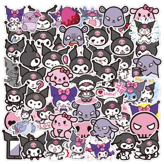 Kuromi สติ๊กเกอร์ลายกราฟฟิกกันน้ํา 50 แผ่น / ชุด