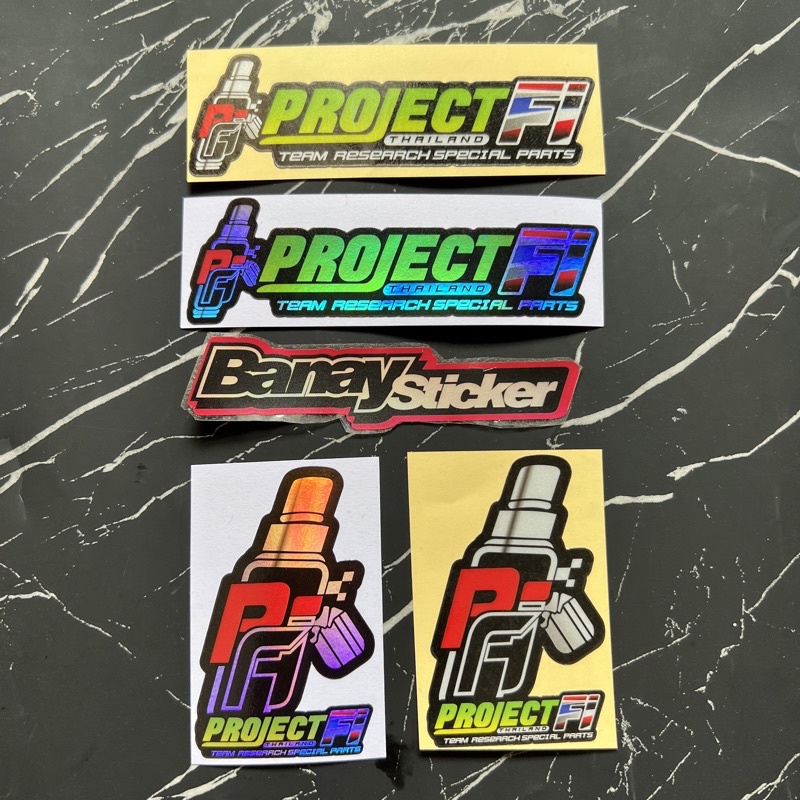 ประเทศไทย PRINCUTT FI PROJECT STICKER สติ๊กเกอร์