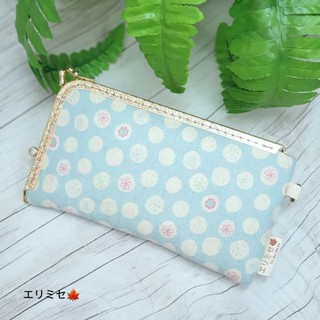 Handmade!! กระเป๋าสตางค์ กระเป๋าใส่การ์ด กระเป๋าปิ๊กแป๊ก Gamaguchi 90° bag