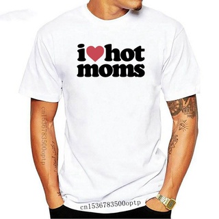 ใหม่ เสื้อยืด พิมพ์ลาย i love hot moms - i heart hot moms สําหรับคุณแม่S-5XL