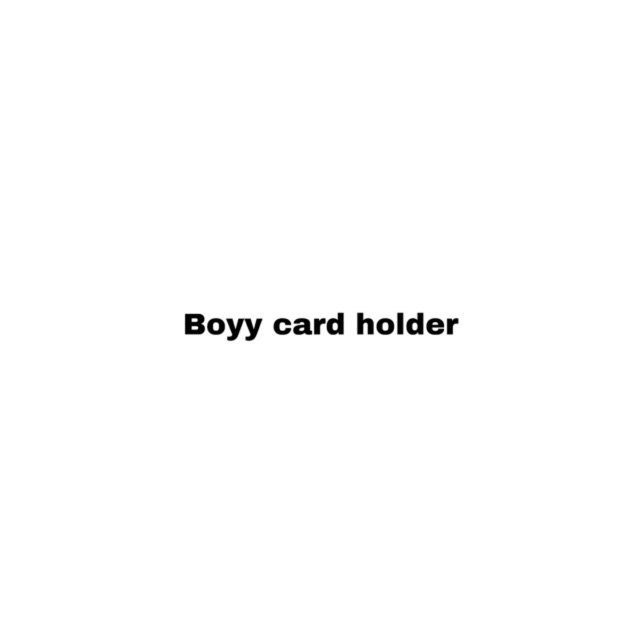 New Boyy card holder twotone