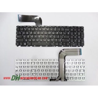 Keyboard HP 15-P  15-P000 17-F 17-F000 สีดำ  (ภาษาไทย-อังกฤษ)