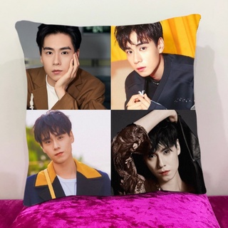 หมอนอิงสั่งทำ ใส่ได้4รูป หมอนอิงขนนุ่ม หมอนอิงโซฟา หมอนอิงในรถ หมอนอิง Cushions หูอี้เทียน Hu Yitian