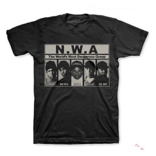 [S-5XL] Gildan เสื้อยืดผ้าฝ้าย 100% พิมพ์ลาย N.W.A Nwa The WorldS Most Dangerous Group สไตล์คลาสสิก สําหรับผู้ชาย ไซซ์