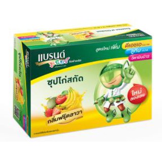 ไม่ใช้แล้วจะเสียใจ BRANDS JUNIOR แบรนด์จูเนียร์ ซุปไก่สกัด ขนาด 42ml (1.5ออนซ์) ขายยกแพ็ค 12ขวด (สินค้ามีคุณภาพรส) เครื