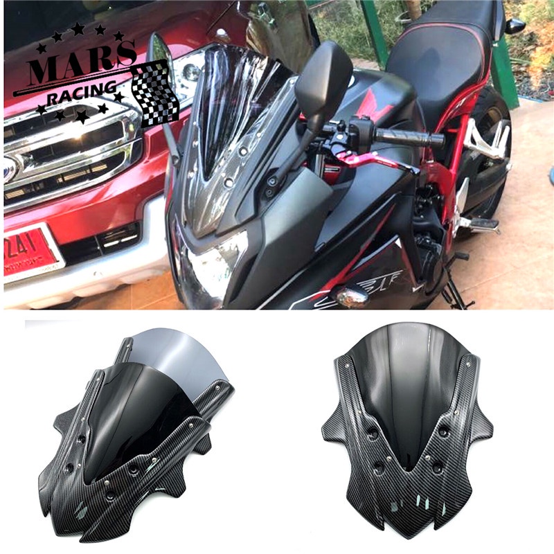 อุปกรณ์เสริมรถจักรยานยนต์กระจกบังลม VIsor กระจกบังลมสำหรับ HONDA CBR650F 2014 2015 2016 2017 CBR-650