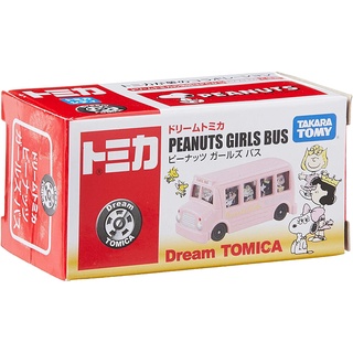 Takara Tomy Tomica Dream Series Snoopy Peanuts Girls Bus Pink