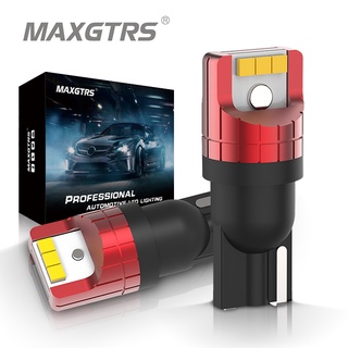 Maxgtrs ชิปหลอดไฟ LED พลังงานสูง T10 W5W 15W 194 168 2020 2 ชิ้น