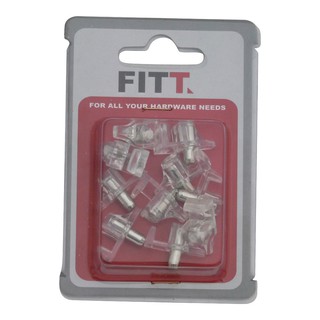 ปุ่มรับชั้นอะคริลิก FITT SS-85 10 ตัว/ชุด  SHELF SUPPORT FITT SS-85 10EA/SET