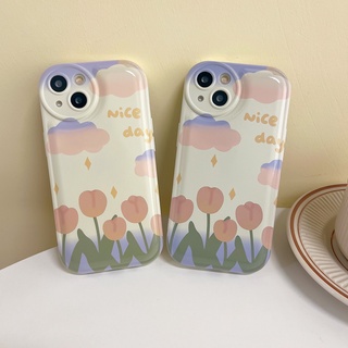 เคสโทรศัพท์มือถือ ลายดอกทิวลิป สําหรับ Oppo A12 A12e A3s A5 Ax5 A7 A5s A31 2020 A9 2020 A5 2020 A15 A15s A35 A53 A53s A33 F11 A9 A92s F9 Reno 5 4Z Find X5 Pro X3 Pro A55