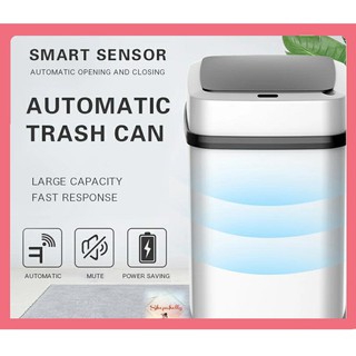 SH58 ถังขยะอัจฉริยะใช้ในบ้าน ถังขยะอัตโนมัติ มี Sensor ตรวจจับ ขนาด 12L. (Automatic Trash Can)