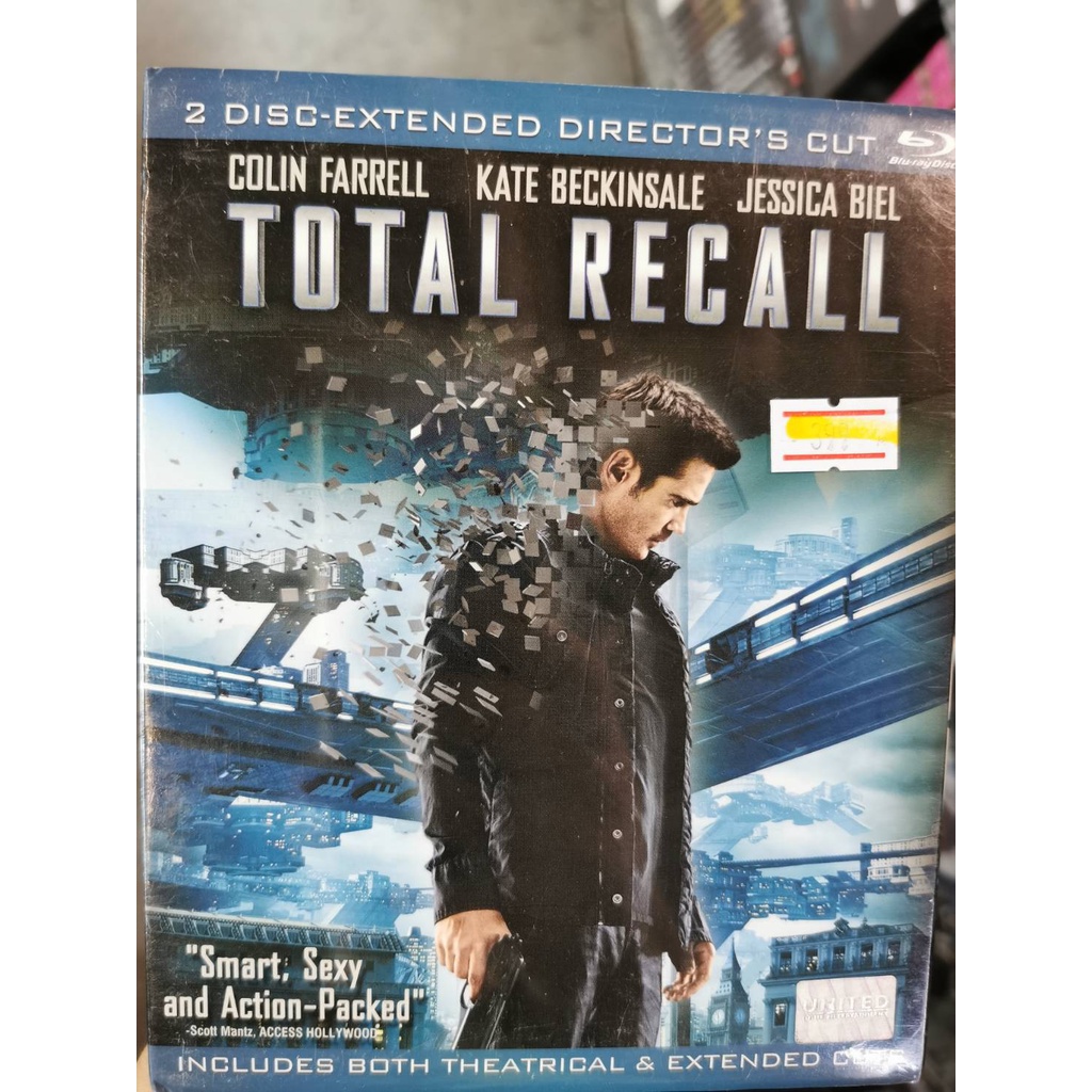Blu-ray 2 Disc : Total Recall (2012) คนทะลุโลก " Colin Farrell, Kate Beckinsale, Jessica Biel "