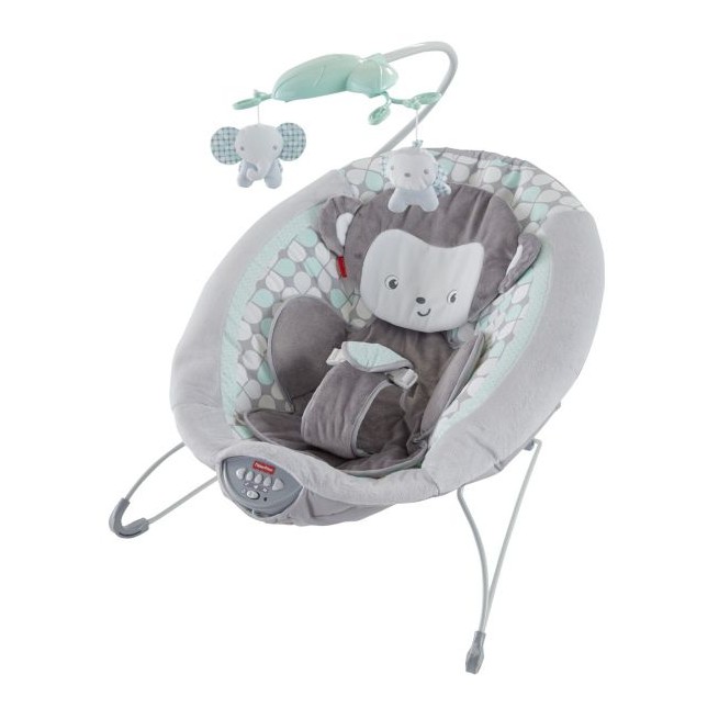 เปลเด็ก เปลโยก เปลโยกสปริง โยก Fisher Price Monkey Deluxe Bouncer เปลเด็กโยก เตียงโยกเด็ก ช่วยเสริมพ