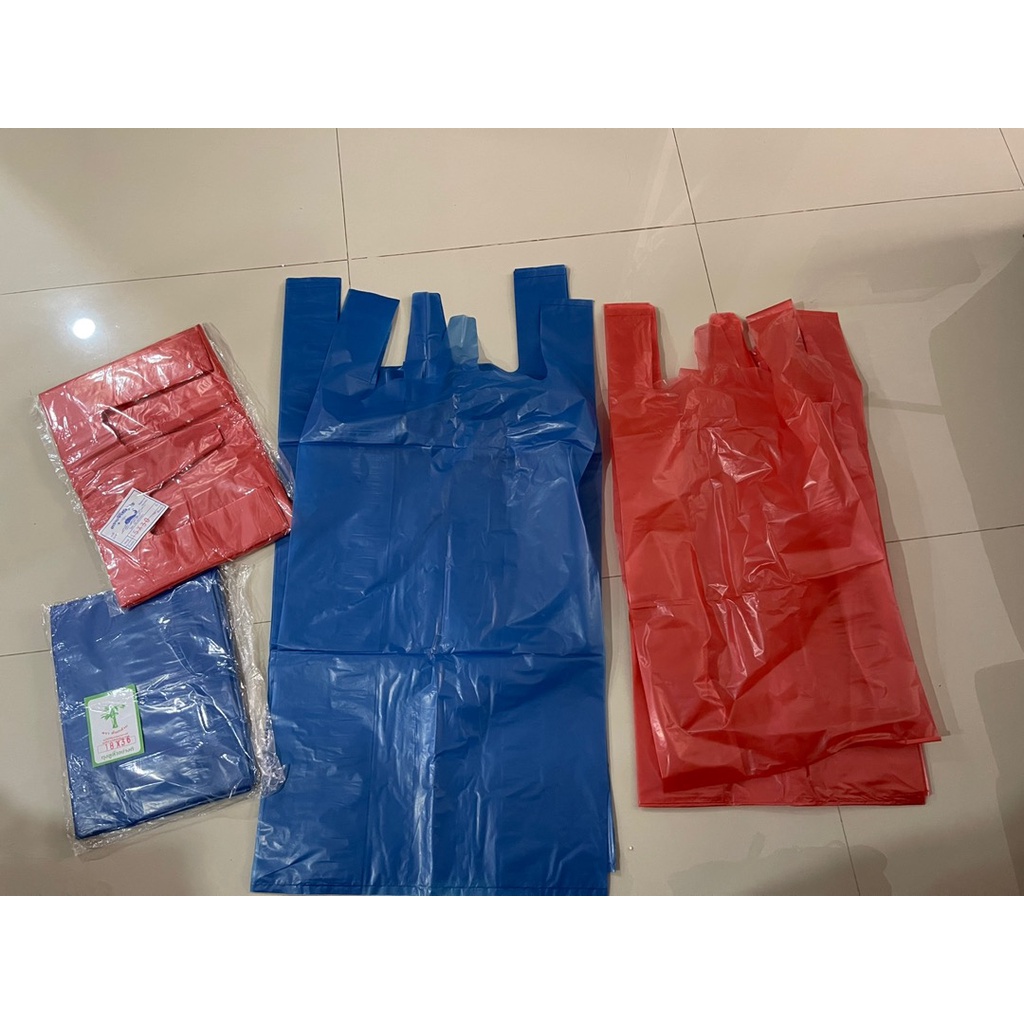 ถุงหิ้วสี ถุงหูหิ้วสี ถุงหูหิ้วเหนียวหนา ถุงหูหิ้วสีต่างๆ ถุงใส่ของ ใส่เสื้อผ้า ตราม้า#ถุงหูหิ้วหลากสี รูปที่ 5
