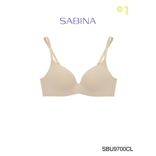 SABINA BRALESS เสื้อชั้นใน Invisible Wire (ไม่มีโครง) รุ่น Pretty Perfect รหัส SBU9700CL สีเนื้ออ่อน