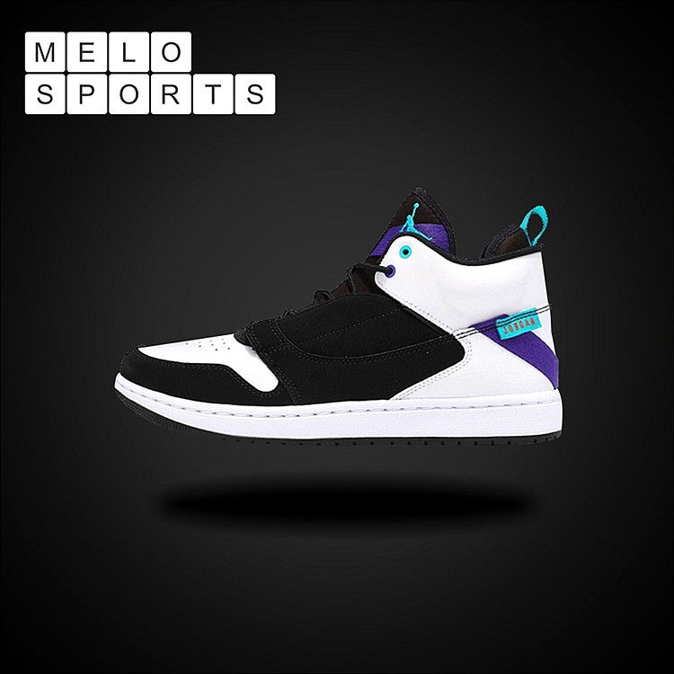 jordan fadeaway black and blue