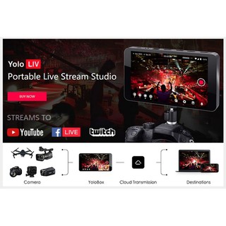 YoloBox Portable Live Stream Studio สำหรับ Live สด (มีจอ 7 นิ้ว)