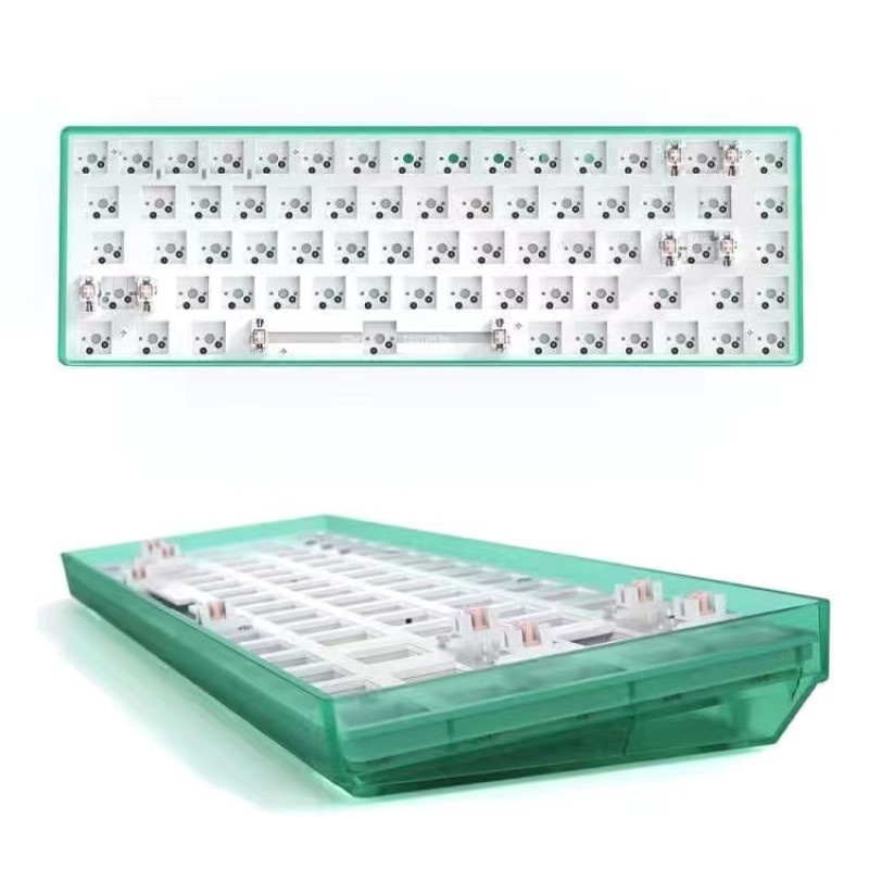 CIY GK68 Dual Mode Wireless Hotswap Keyboard Kit DIY 65% Keyboard Bluetooth 5.0/2.4G Wireless Replac