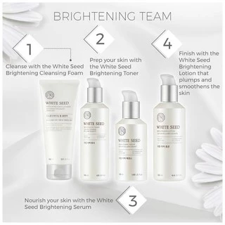 THE FACE SHOP WHITE SEED EXFOLIATING FOAM CLEANSER (โฟมสครับ)
