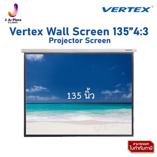 Projector Screen  Vertex Wall Screen 135”4:3/(108"x81")/4:3/Matt White/จอแขวนมือดึงเวอร์เทคซ์ 135" (108นิ้วx81นิ้ว) 4:3