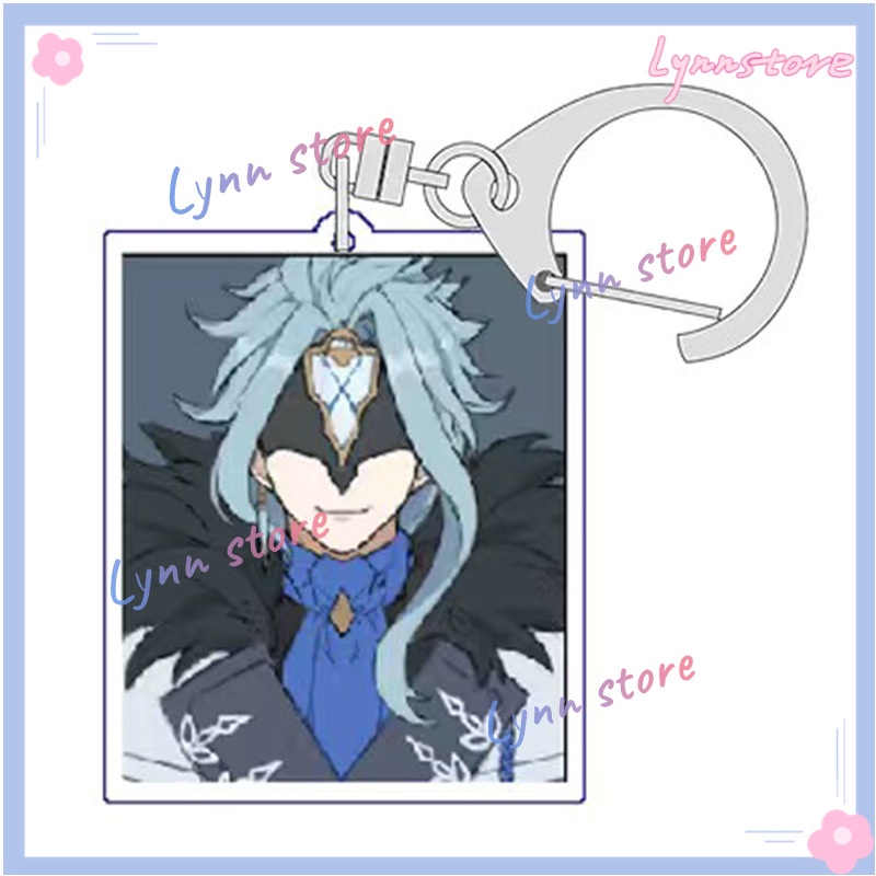 Genshin Impact Pantalone Dottore Tartaglia Sandrone Fatui Harbingers Snezhnaya พวงกุญแจ อุปกรณ์เสริม สําหรับของขวัญวันเกิด