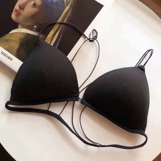 [ส่งจากไทย] 𝑩𝒓𝒂𝑩𝒓𝒂𝑩𝒓𝒂 #bra-071 บรา สายเดี่ยว ตะขอหน้า ใสสบาย ไร้โครง