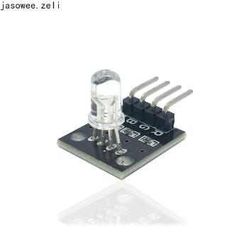 โมดูลเซนเซอร์ 4pin RGB KY-016 3 สี RGB LED 5 ชิ้นสําหรับ Arduino DIY Starter KY016