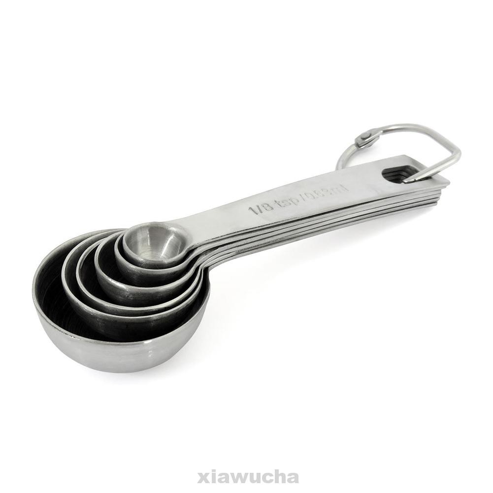 6pcs/set Measuring Spoon Bakery Tool Cooking Food Volume Lightweight ...