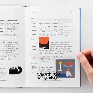 Little Things Self-Care Diary 6 months (undated) ไดอารี่บันทึกอารมณ์