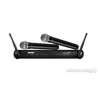 SHURE : SVX288A/PG28-Q12 by Millionhead (ชุดไมค์โครโฟนถือไร้สายแบบคู่ ย่าน UHF รองรับคลื่นความถี่แบบใหม่ 748-758 MHz)