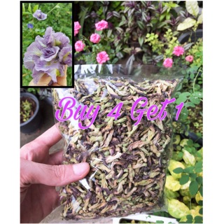 ดอกอัญชันอบแห้ง 50 g ปลอดสาร 100% (ดอกสีม่วง)